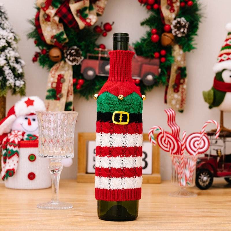 Christmas Knitted Wine Bottle Sweaters - Shop Jobie