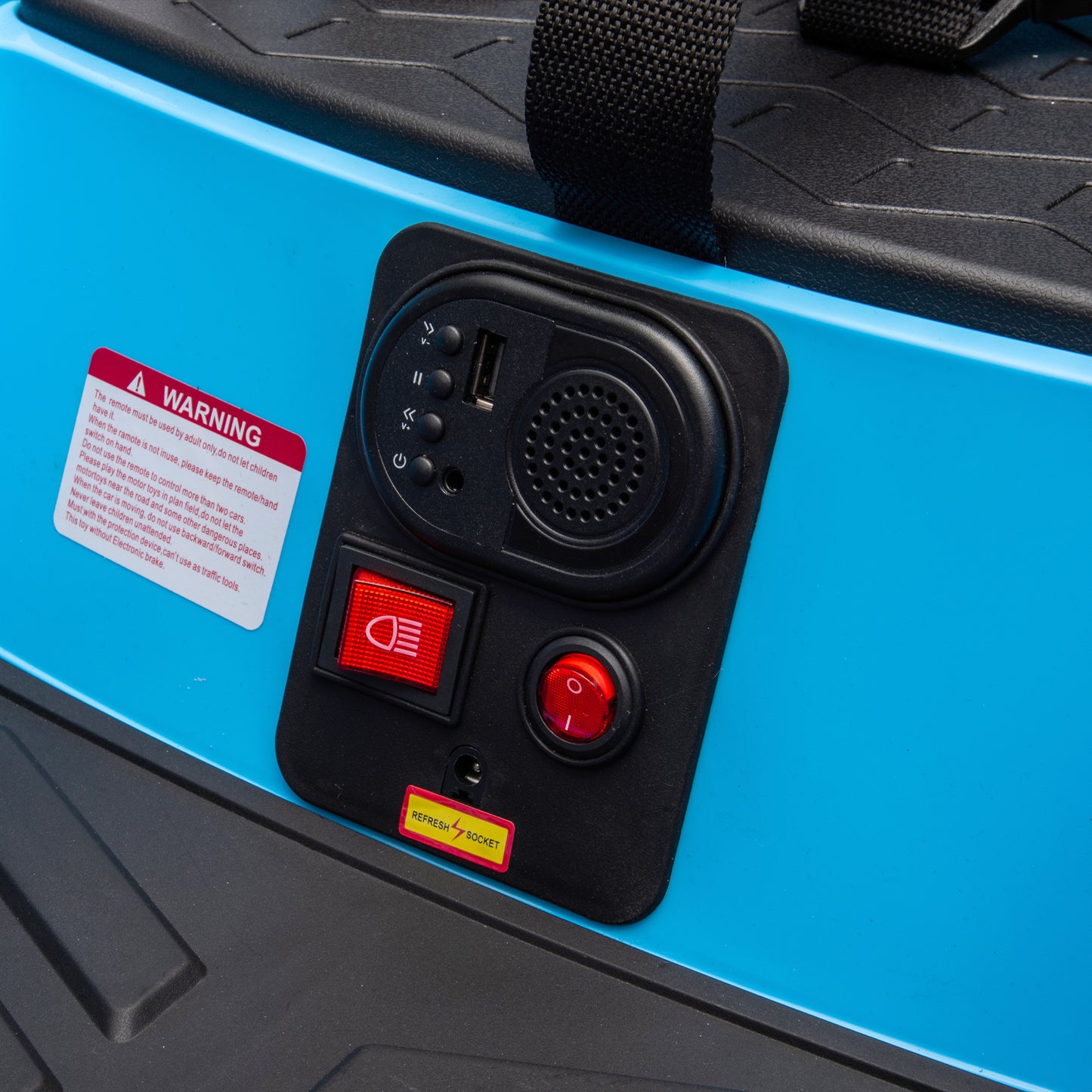 Blue 12V Ride on Bumper Car