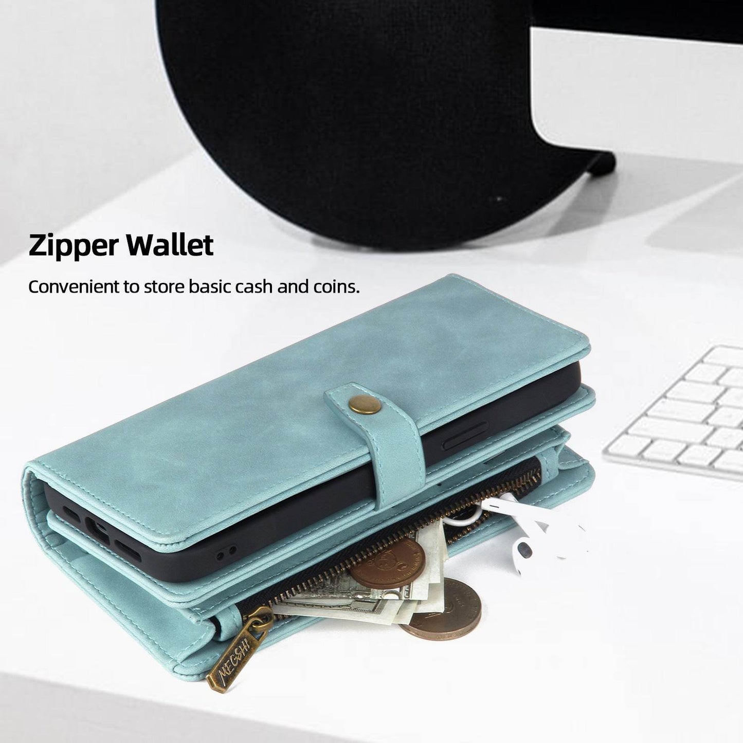 iPhone 15 Multifunctional Leather Case - Shop Jobie