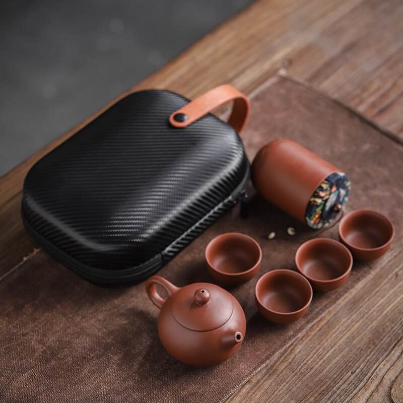 Purple Sand Ceramic Travel Teapot Set - Shop Jobie