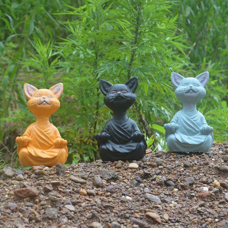 Cat Meditation Statue - Shop Jobie