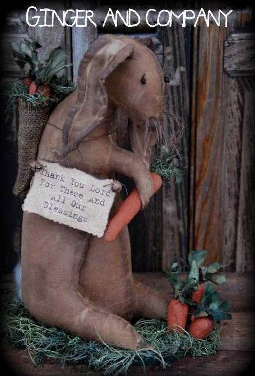 Thankful Chester & His Carrot Garden EPATTERN E019 - Shop Jobie