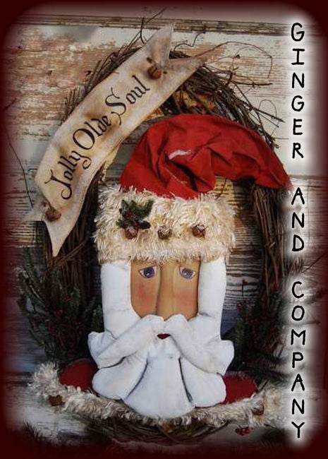 Belnickle Santa Wreath Jolly Olde Soul EPATTERN GC002 - Shop Jobie