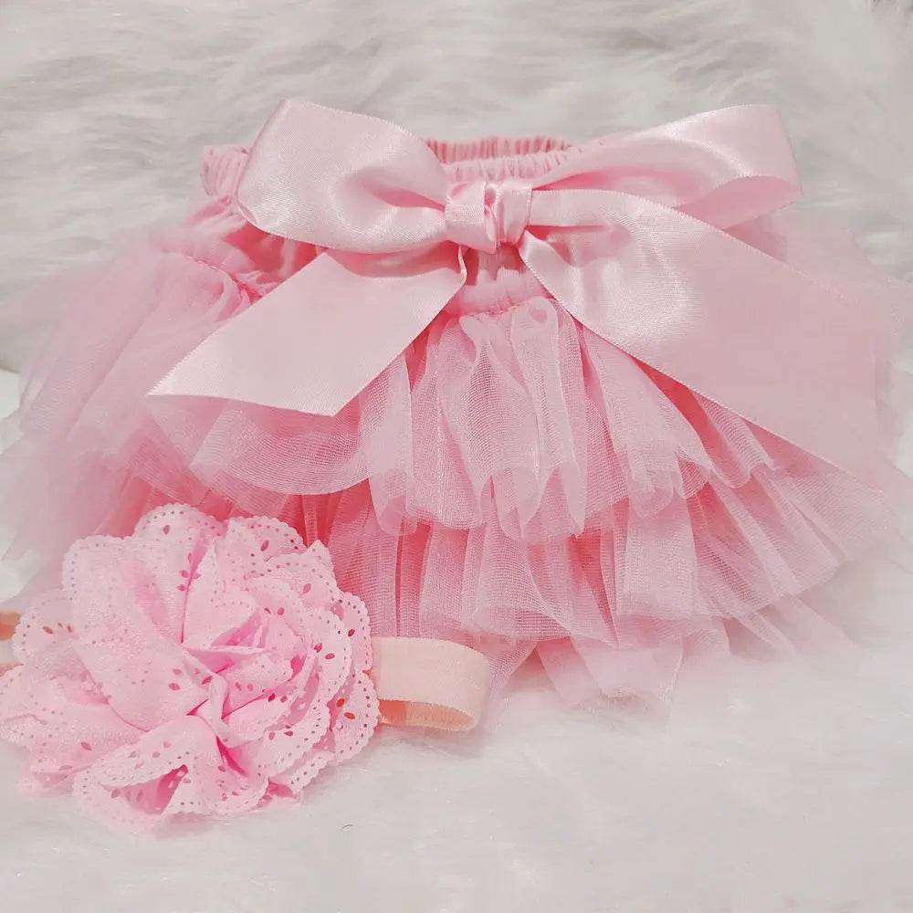 Chiffon Ruffle Baby Bloomers - Shop Jobie