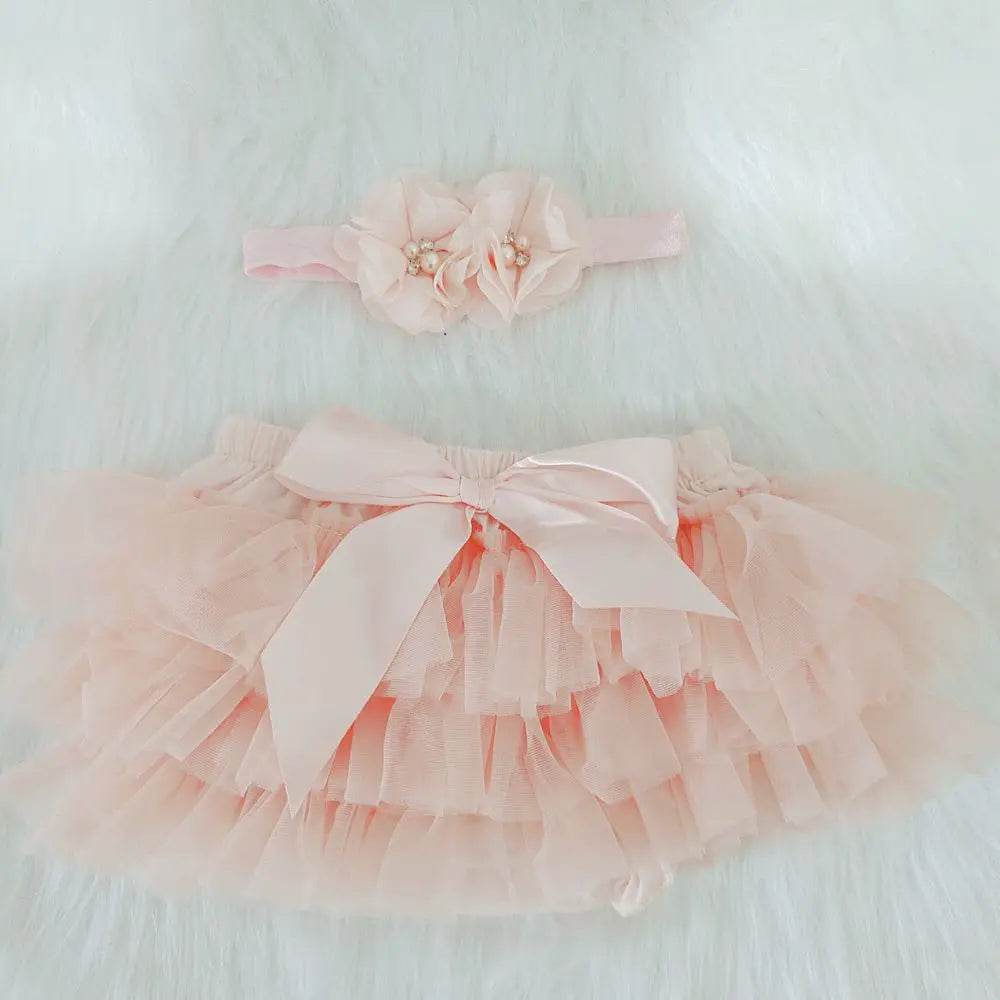 Chiffon Ruffle Baby Bloomers - Shop Jobie