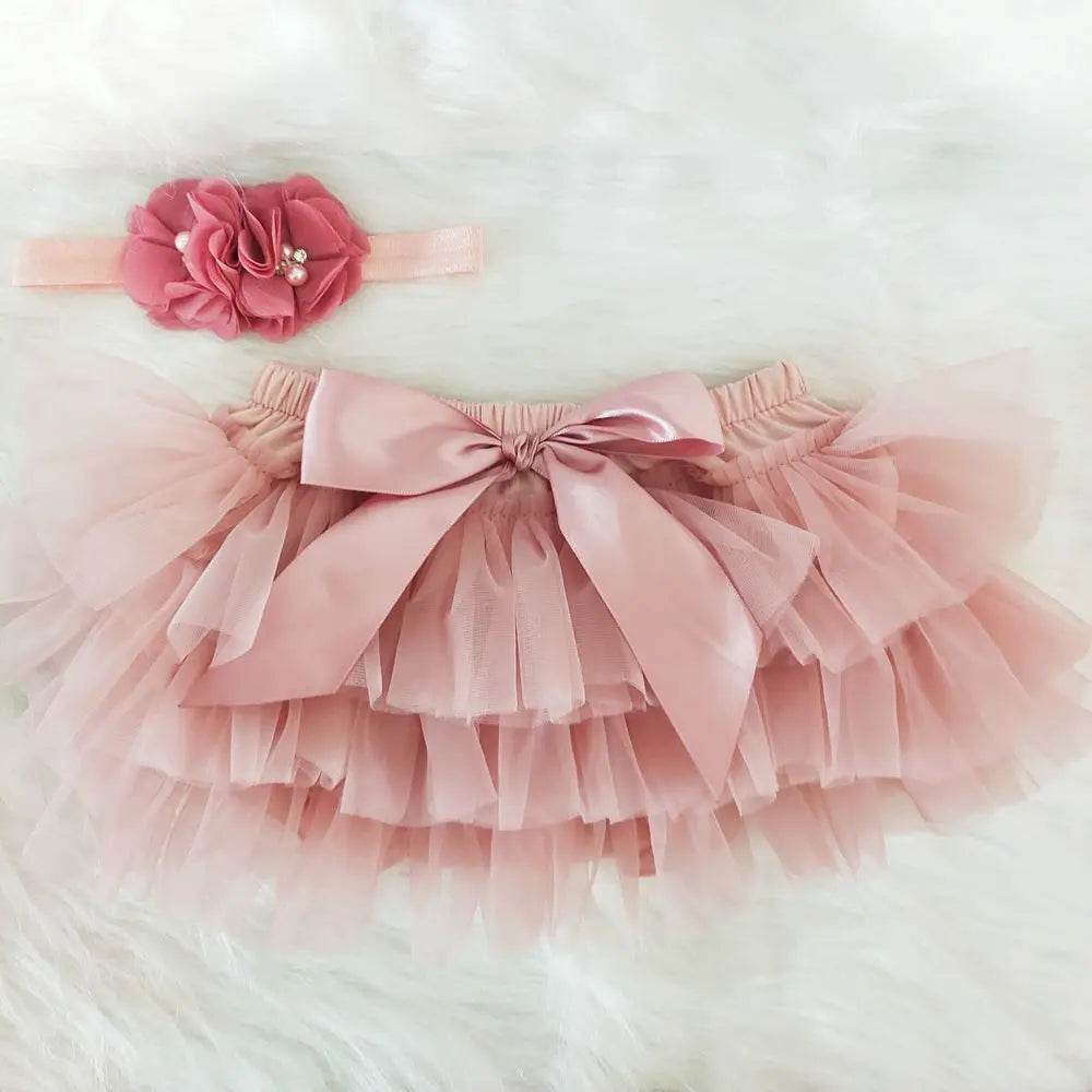 Chiffon Ruffle Baby Bloomers - Shop Jobie