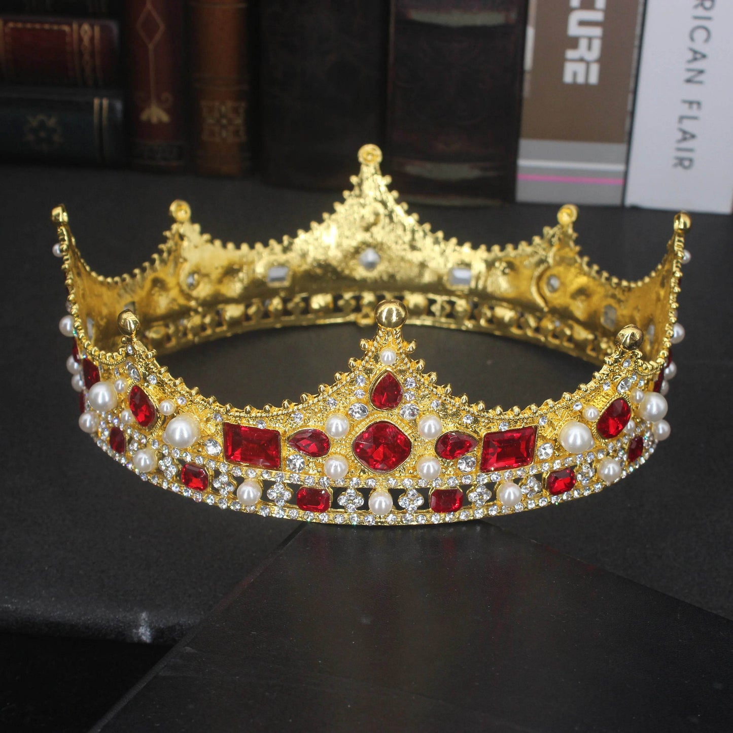 Wedding - Vintage Baroque Tiara Crown - Shop Jobie