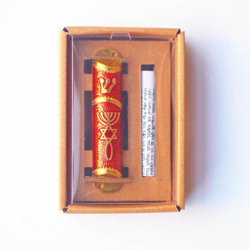 Mezuzah Case W/Torah parchment Scroll - Shop Jobie