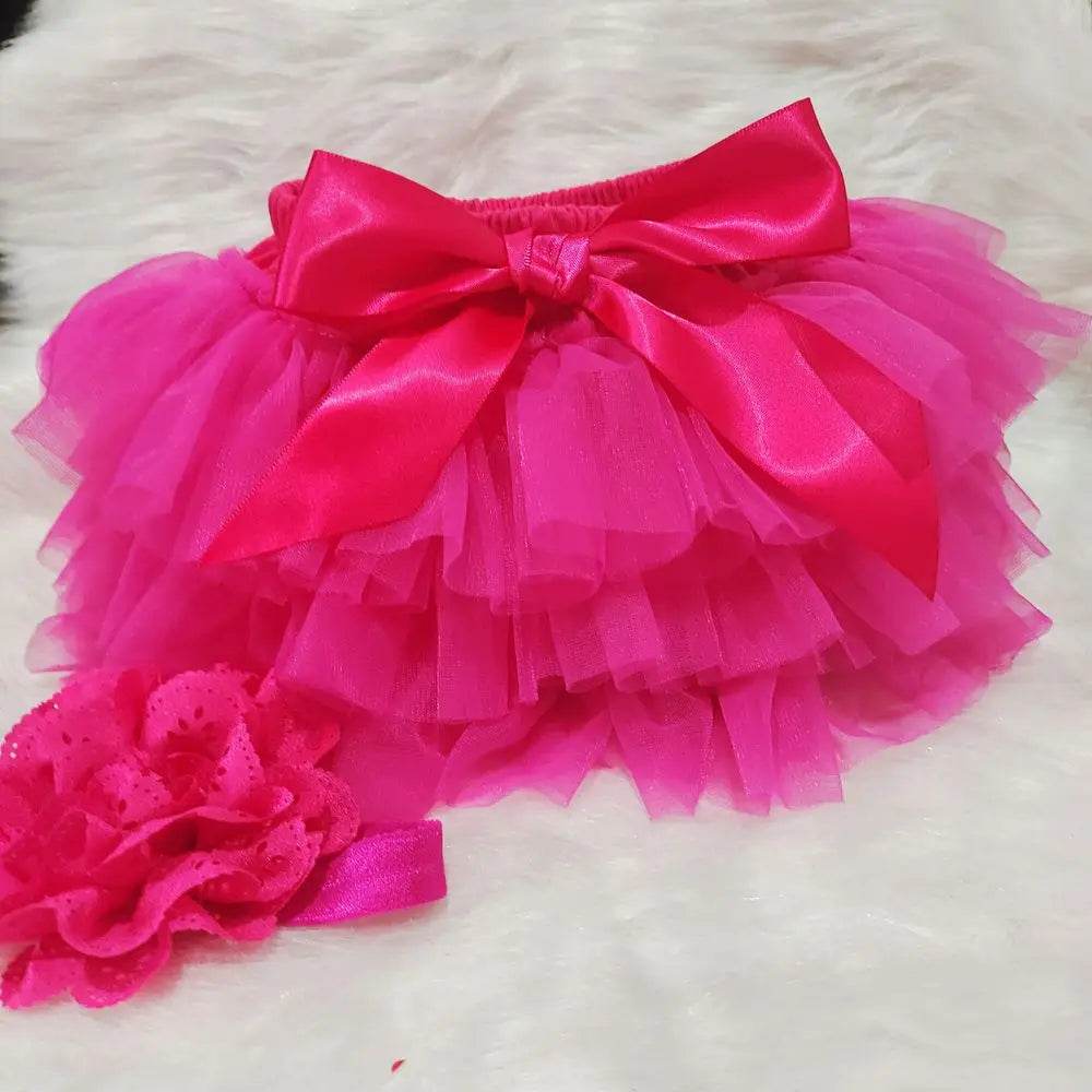 Chiffon Ruffle Baby Bloomers - Shop Jobie