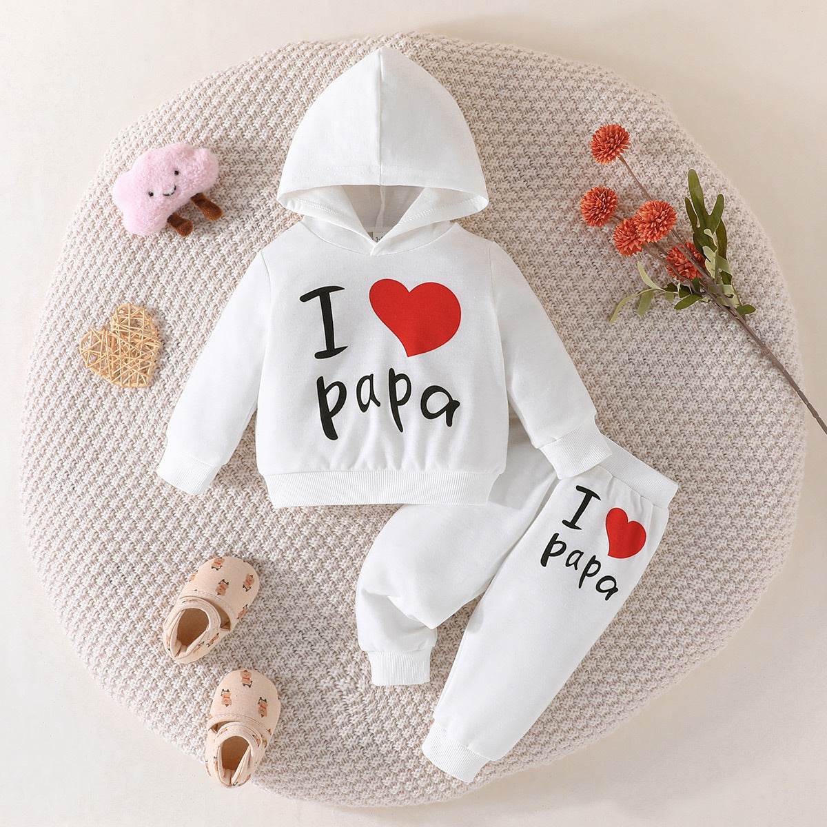Kid's Trendy Hooded sweatshirt & pants set - Shop Jobie
