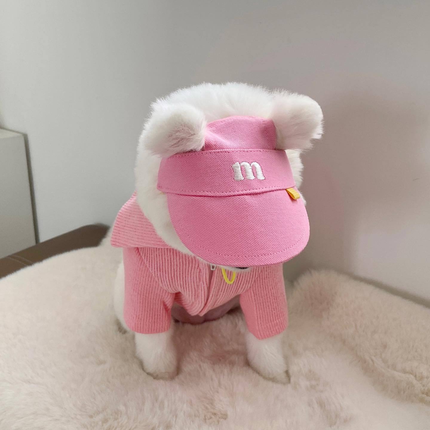 Embroidered "M" Sun Pet Hat