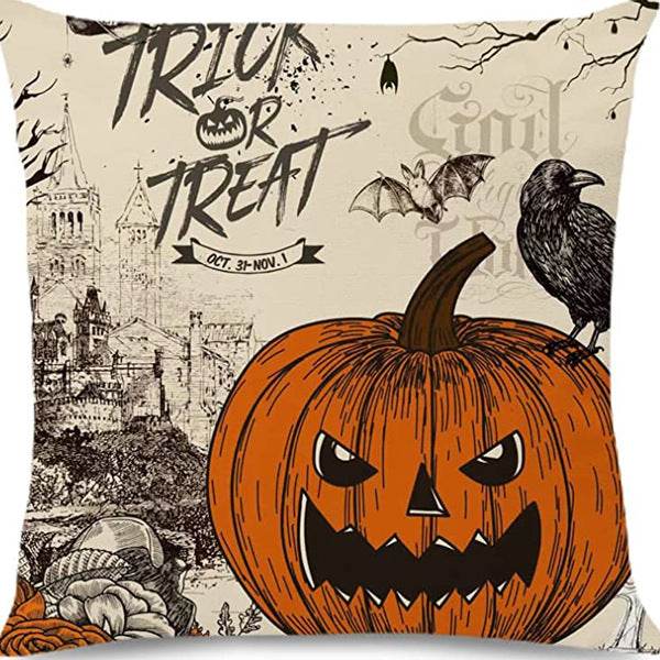 Halloween Day-of-the-Dead Throw Pillow Cover - Shop Jobie
