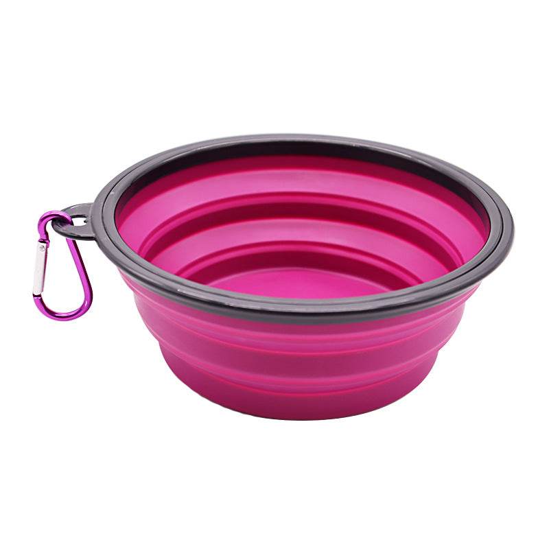 2-in-1 Portable Silicone Dog Feeder Bowl - Shop Jobie