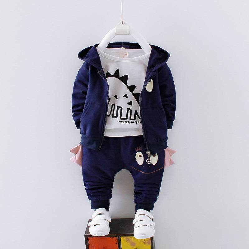 Children's 3pc Dinosaur Hoodie Pant Set - Shop Jobie