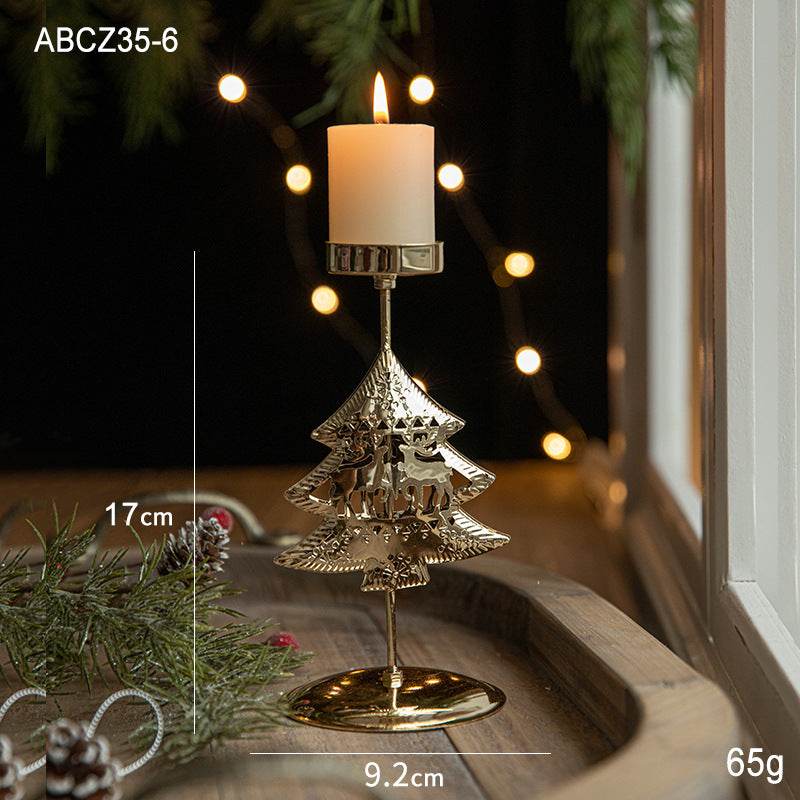 Christmas Golden Timeless Candle Holders - Shop Jobie