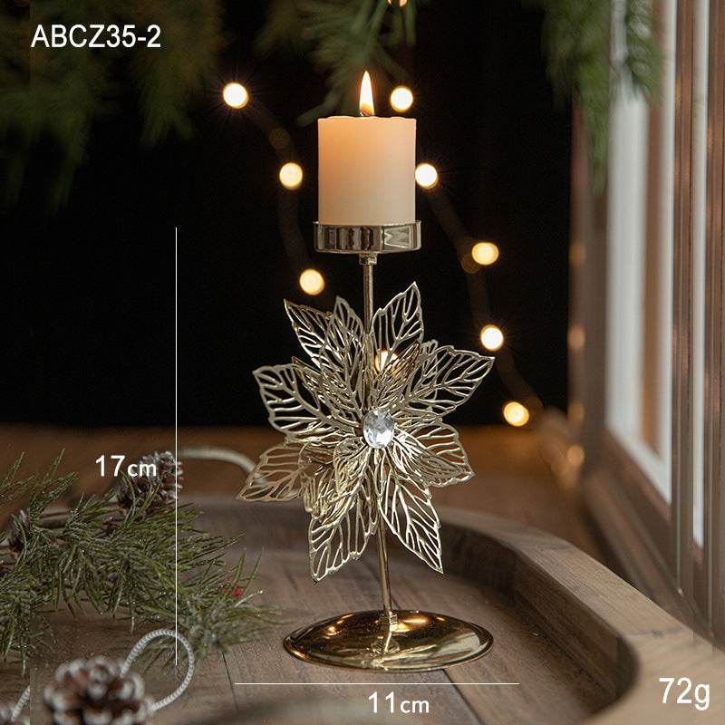 Christmas Golden Timeless Candle Holders - Shop Jobie