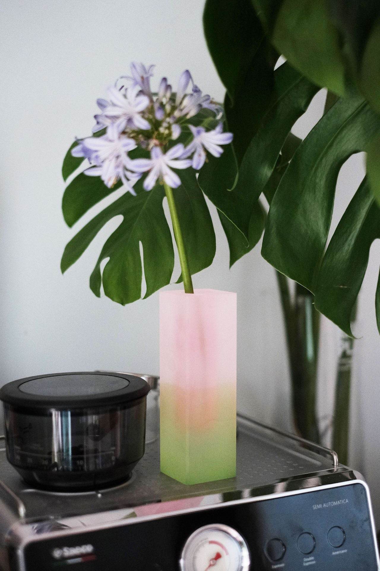 Minimalist Acrylic Column Square Vase - Shop Jobie