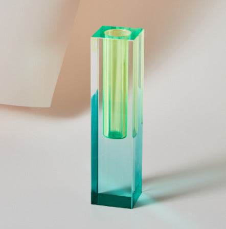 Minimalist Acrylic Column Square Vase - Shop Jobie