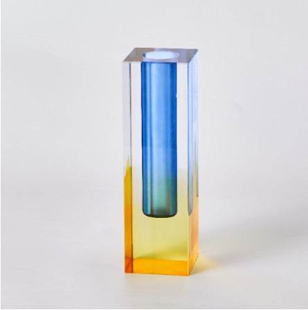 Minimalist Acrylic Column Square Vase - Shop Jobie