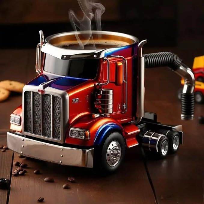 Unique Semi-Truck Coffee Mug - Shop Jobie