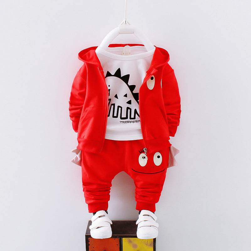 Children's 3pc Dinosaur Hoodie Pant Set - Shop Jobie