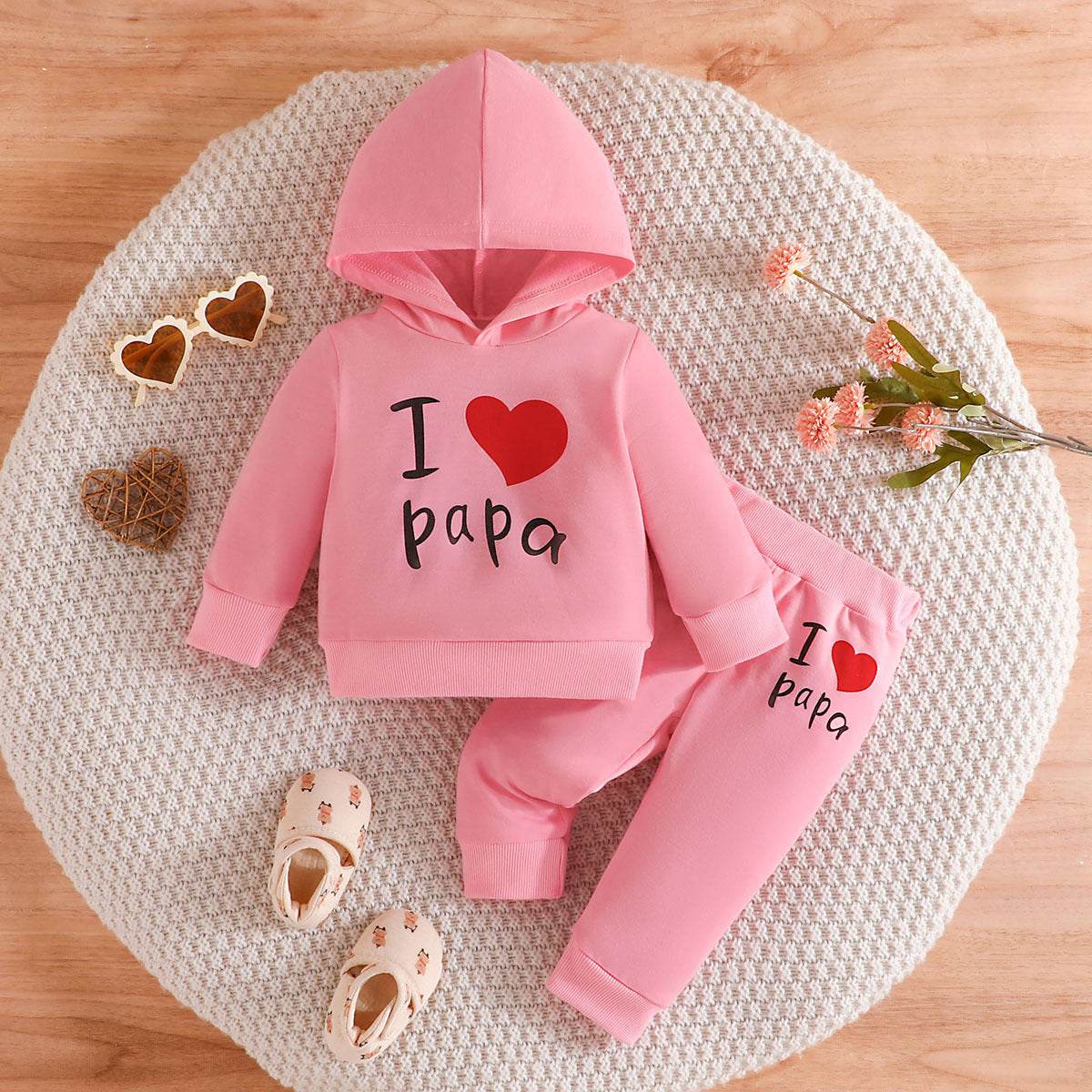 Kid's Trendy Hooded sweatshirt & pants set - Shop Jobie