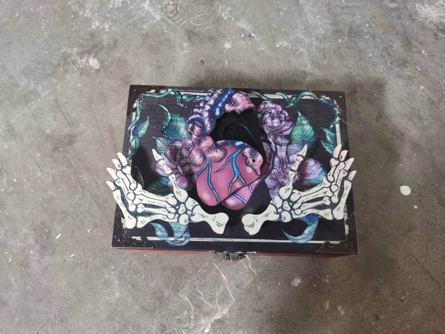 Skull and Nature Fantasy Shadow Box - Shop Jobie