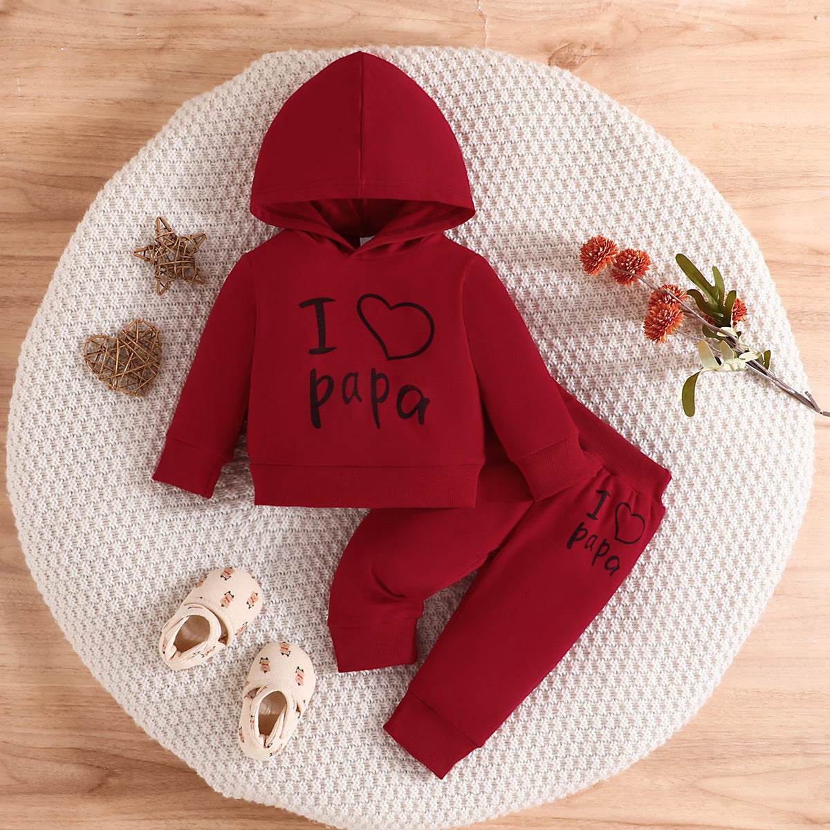 Kid's Trendy Hooded sweatshirt & pants set - Shop Jobie