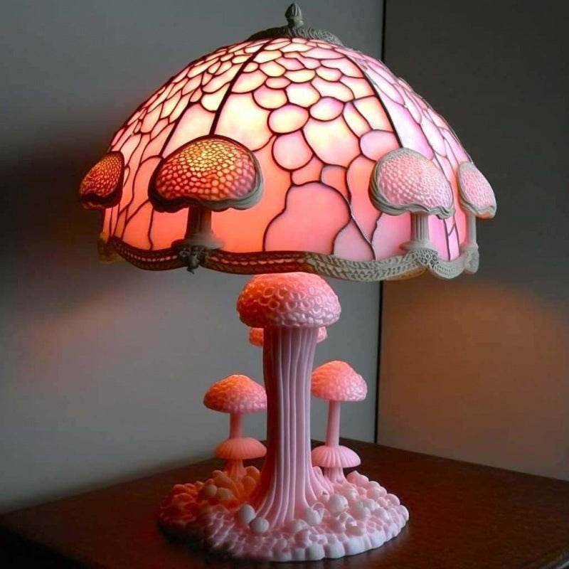 Stained Glass Plant Table Lamp - Shop Jobie