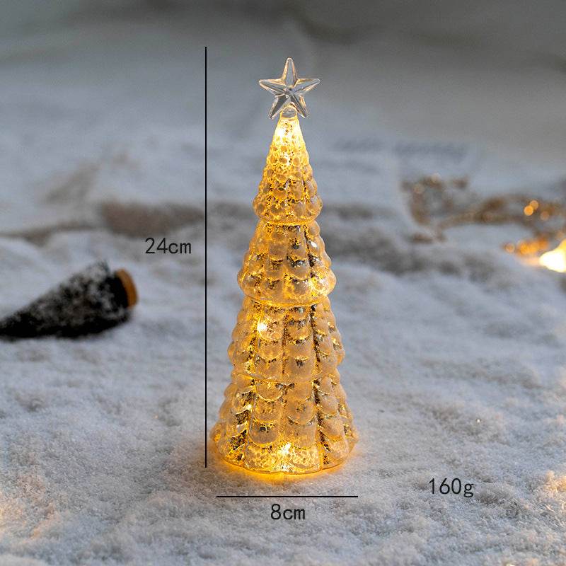 Lux Glass Christmas Tree Figurines - Shop Jobie