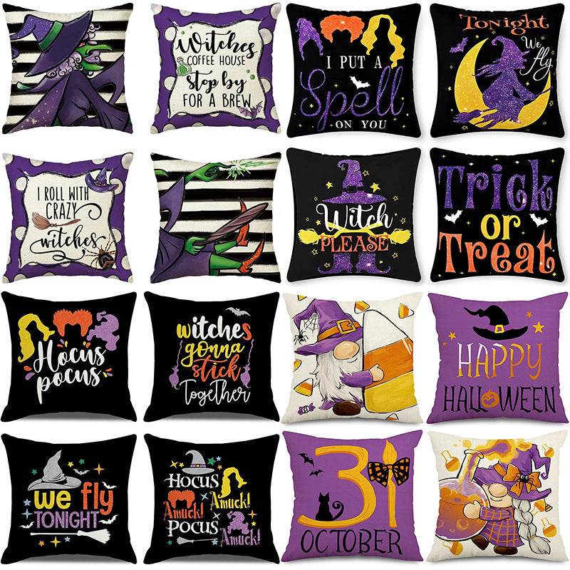 Halloween Day-of-the-Dead Throw Pillow Cover - Shop Jobie