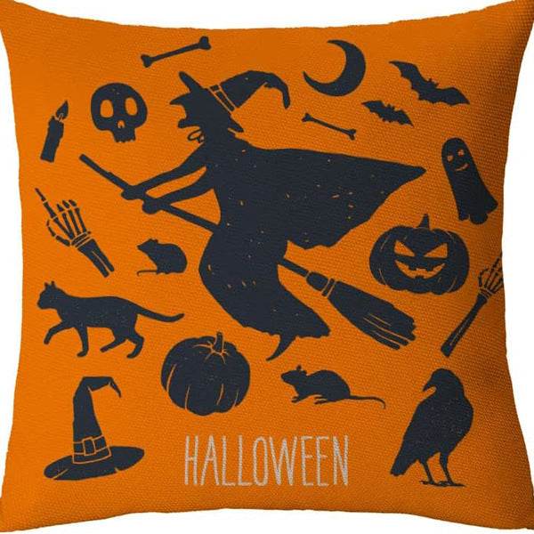 Halloween Day-of-the-Dead Throw Pillow Cover - Shop Jobie