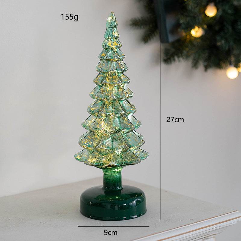 Lux Glass Christmas Tree Figurines - Shop Jobie