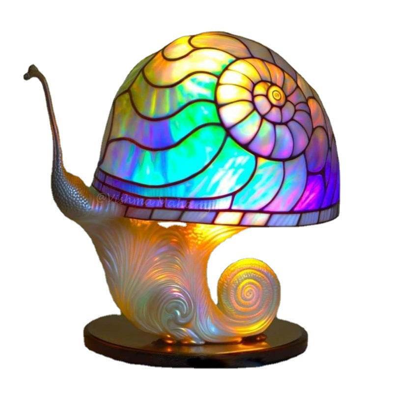 Stained Glass Plant Table Lamp - Shop Jobie