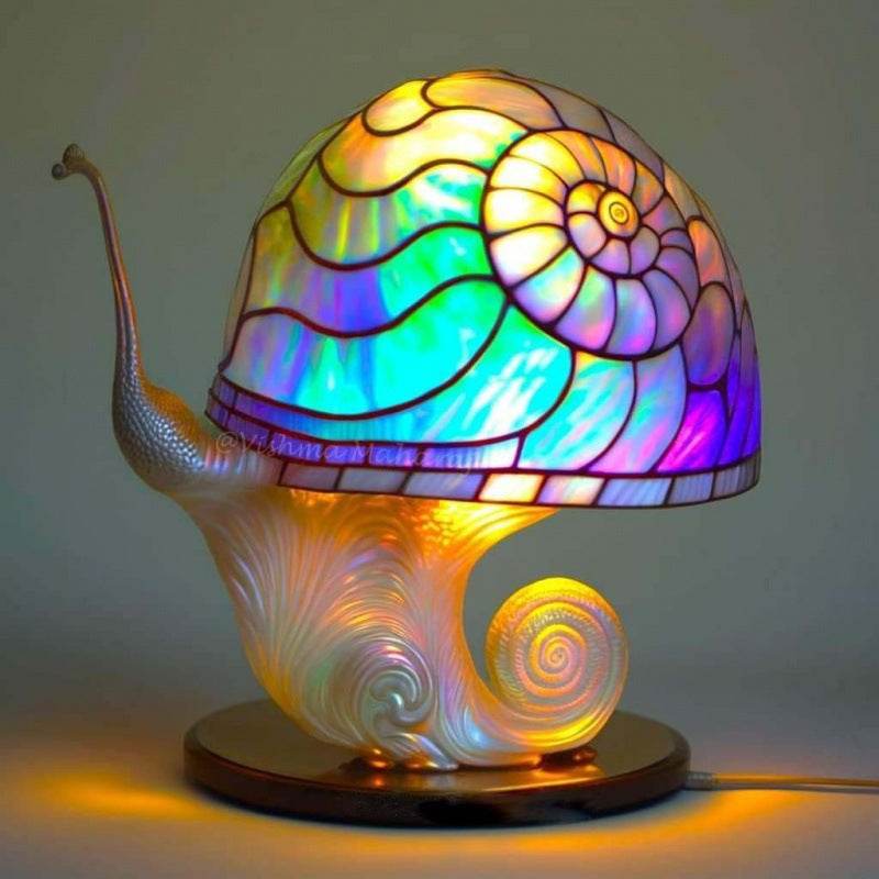 Stained Glass Plant Table Lamp - Shop Jobie