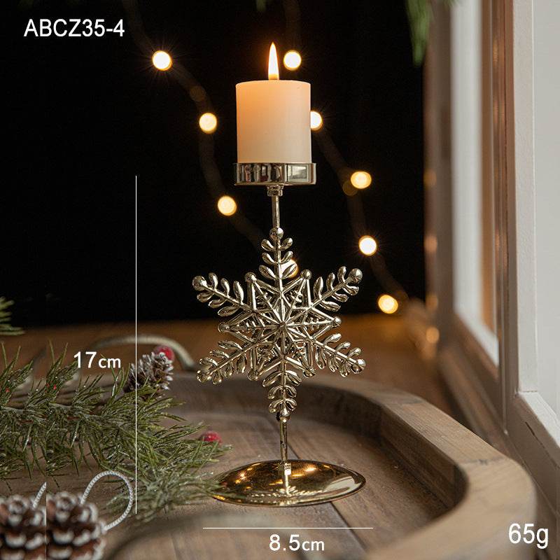Christmas Golden Timeless Candle Holders - Shop Jobie