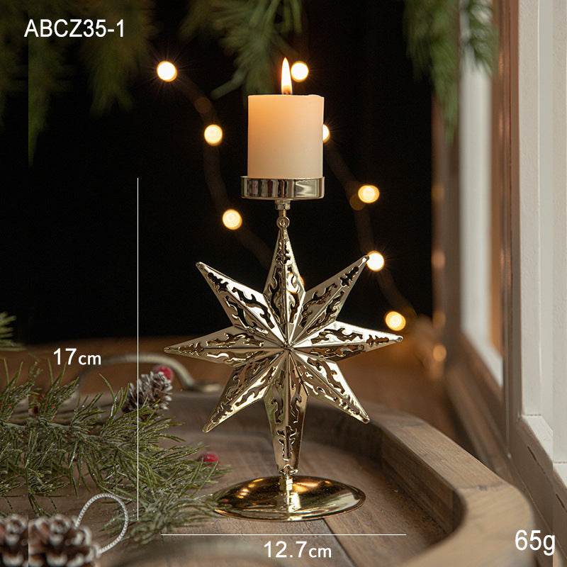 Christmas Golden Timeless Candle Holders - Shop Jobie