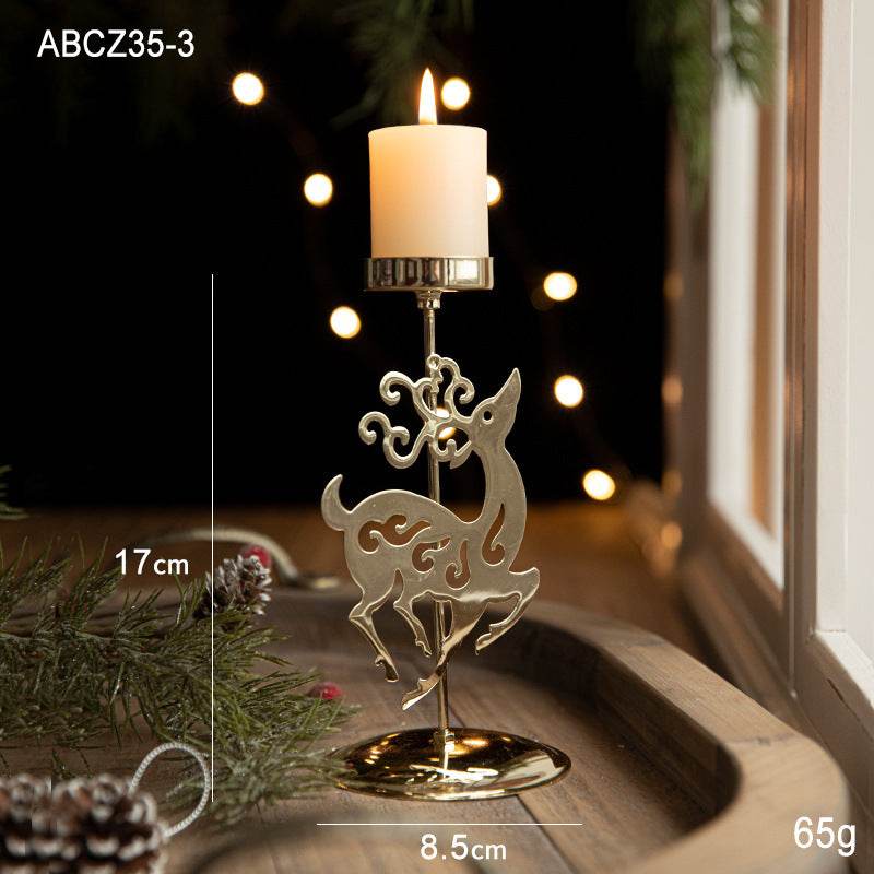 Christmas Golden Timeless Candle Holders - Shop Jobie