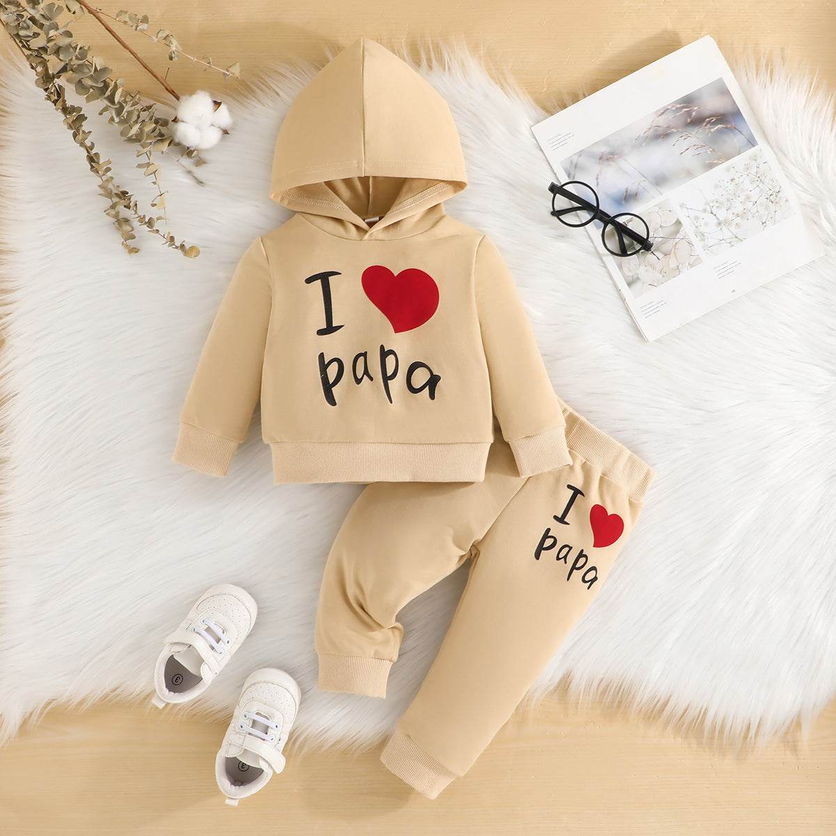 Kid's Trendy Hooded sweatshirt & pants set - Shop Jobie