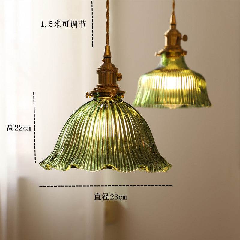 Retro Brass Glass Chandelier - Shop Jobie