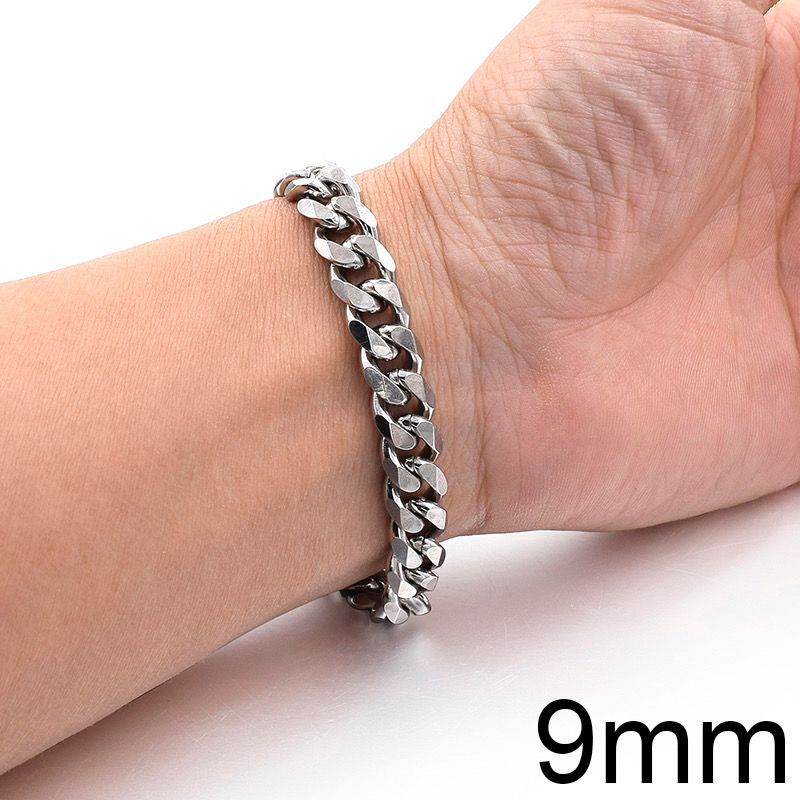 Men's Titanium Steel Cuban Bracelet - Shop Jobie
