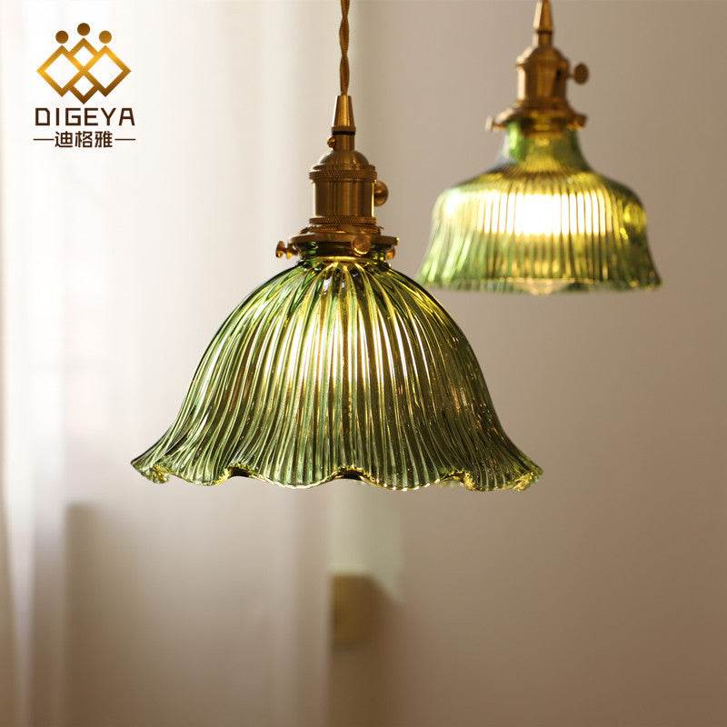 Retro Brass Glass Chandelier - Shop Jobie