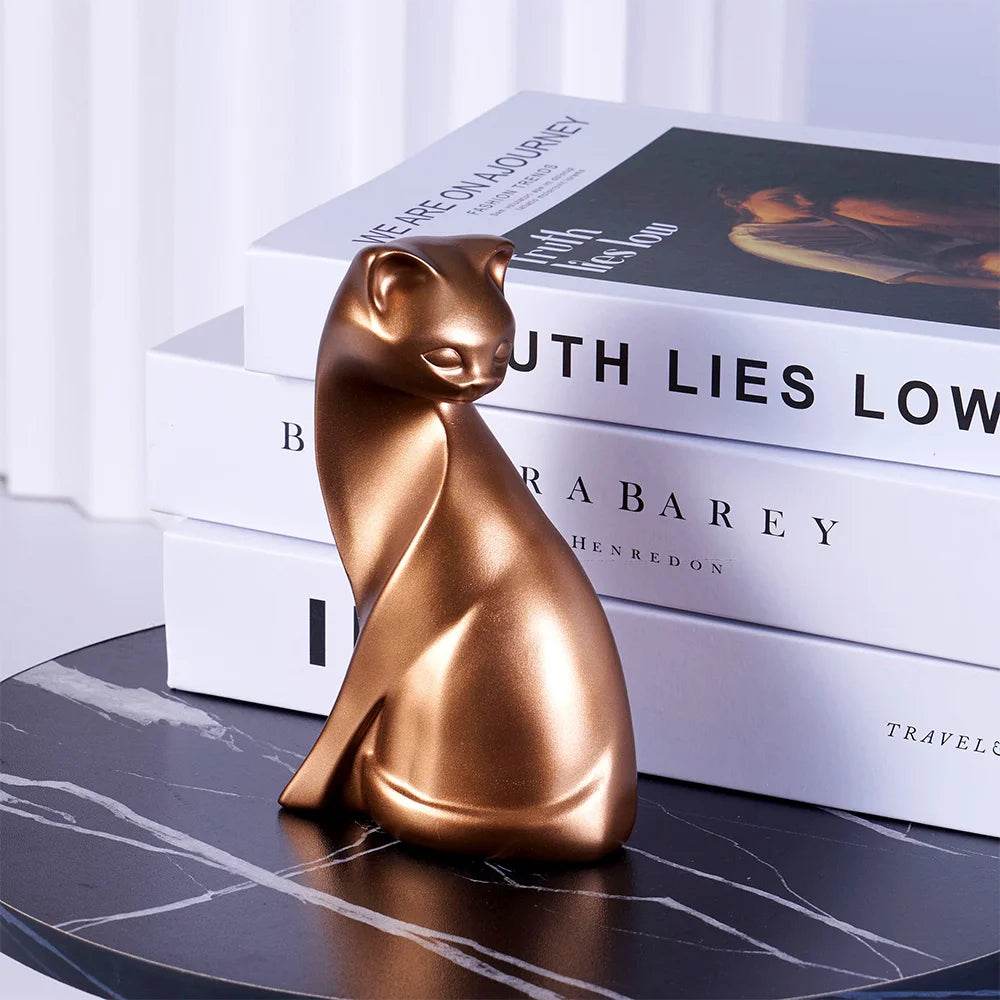 Golden Couples Cat Figurine - Shop Jobie