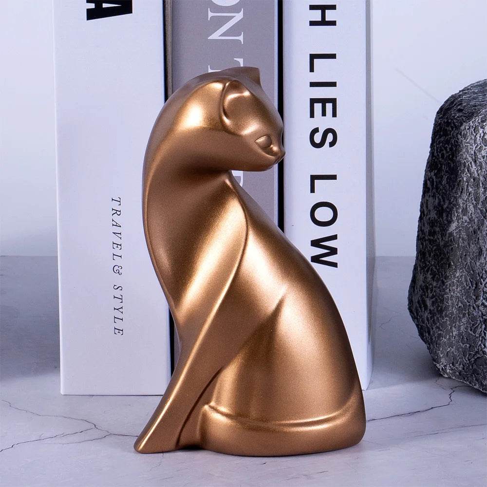Golden Couples Cat Figurine - Shop Jobie