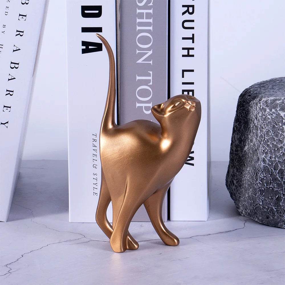 Golden Couples Cat Figurine - Shop Jobie