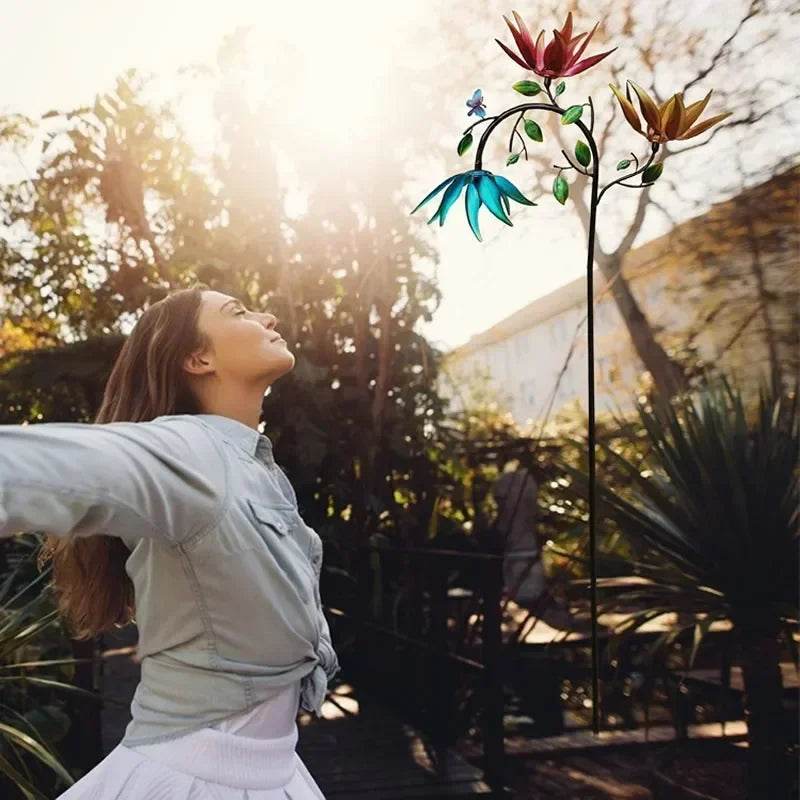 Wind Spinner - Butterflies & Flowers - Shop Jobie