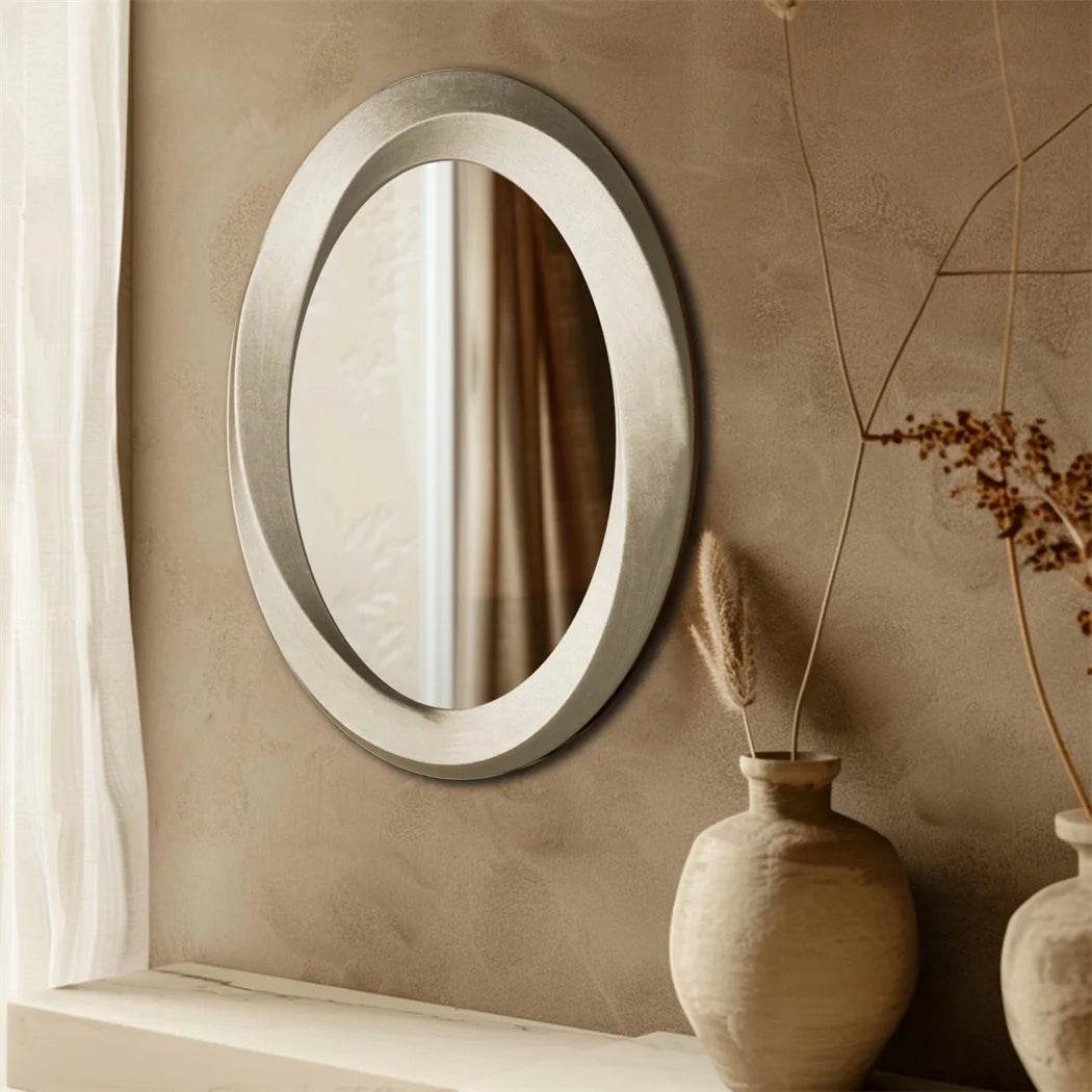 Antique Baroque Gold Oval Beveled Framed Wall Mirror - Shop Jobie