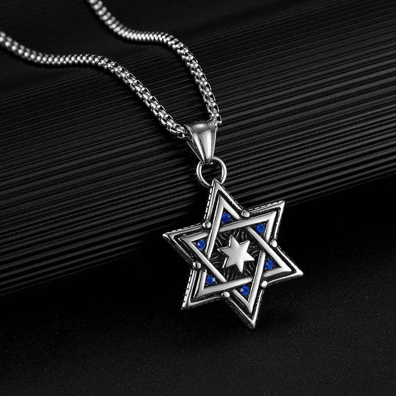 Punk Rock Jewish Star of David Pendant Necklace - Shop Jobie
