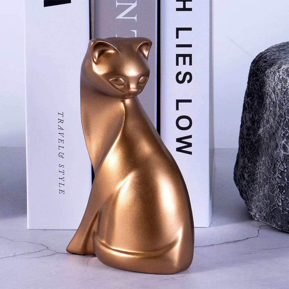 Golden Couples Cat Figurine - Shop Jobie