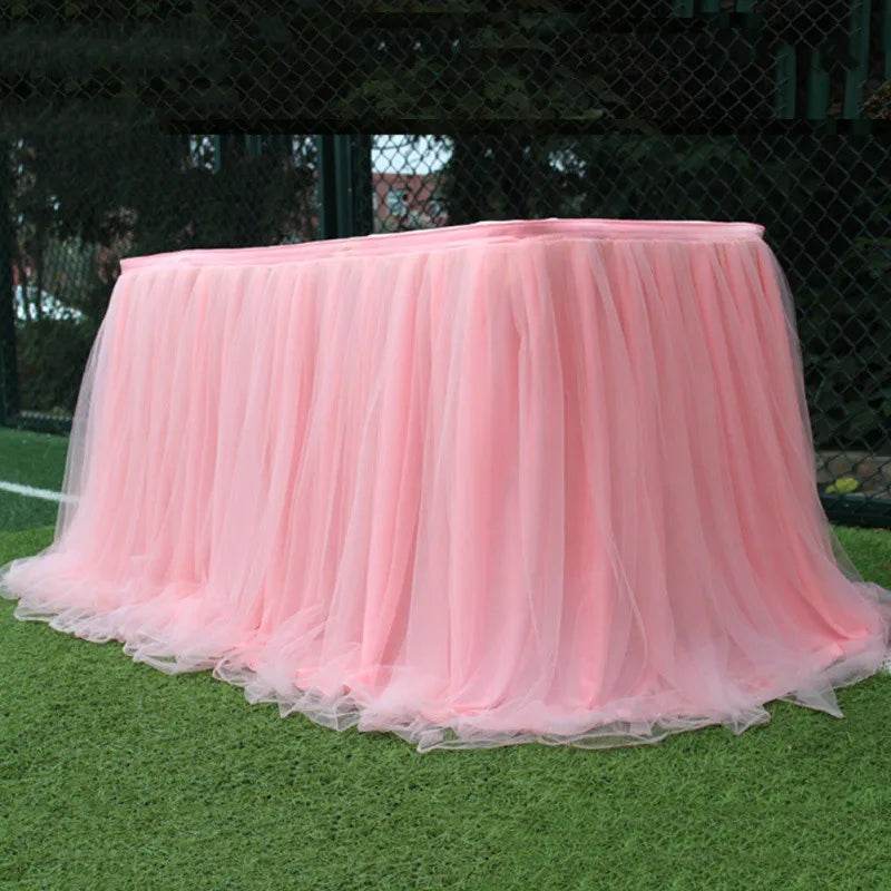 Tulle Table Skirts - Party Decor - Shop Jobie